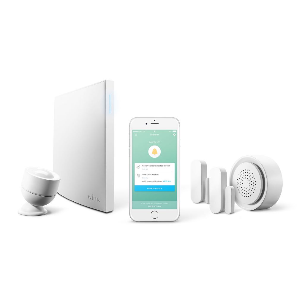 Wink Lookout Security Kit with Smart Home Hub 2, Motion Sensor, 2