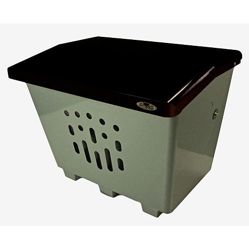 FCMP Outdoor Salt, Sand and Storage Bin in Yellow The Home Depot Canada