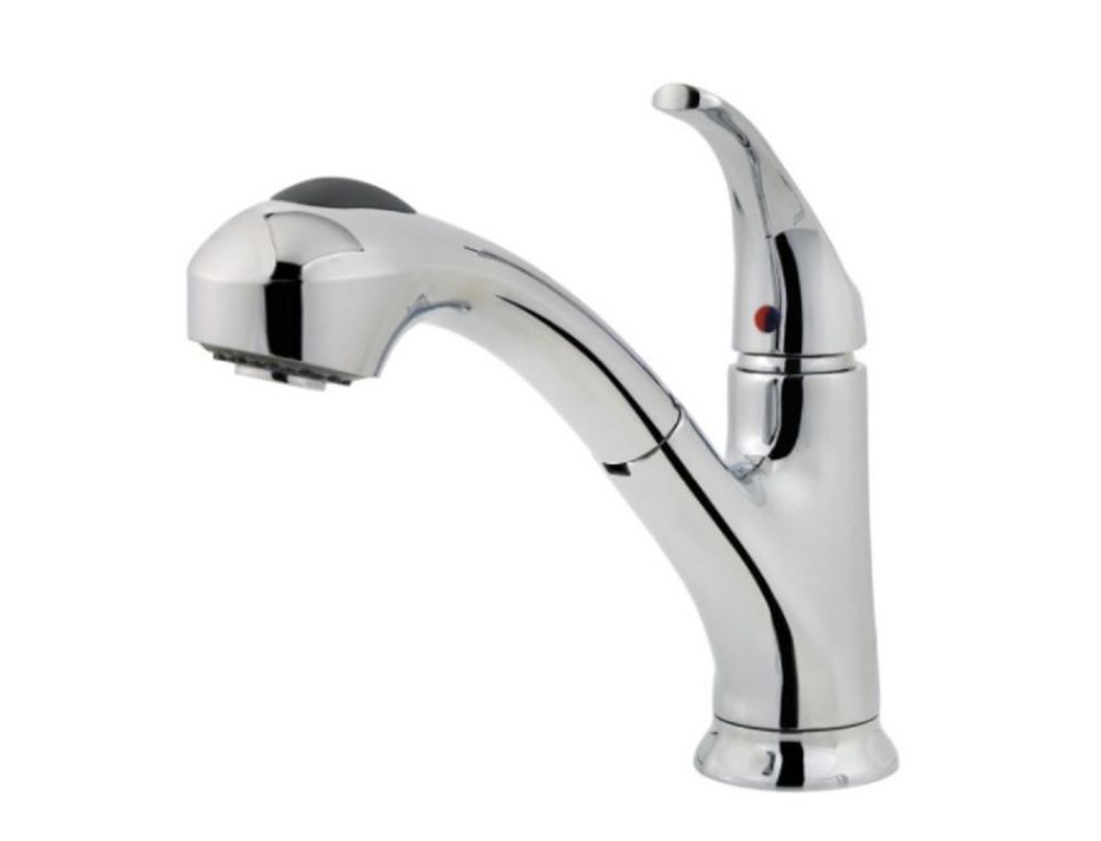 GLACIER BAY 3000 Series Hi-Arc Kitchen Faucet in Chrome | The Home