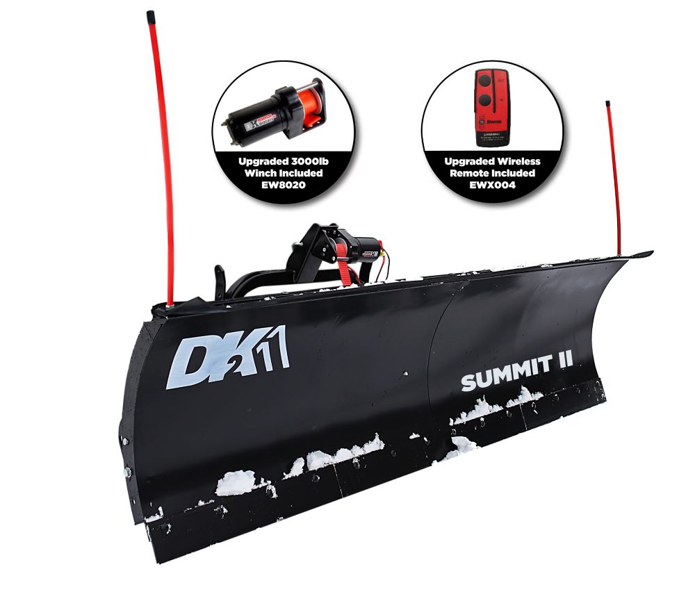 DK2 DK2 Summit II 88 inch x 26 inch Personal Snow Plow Kit Custom