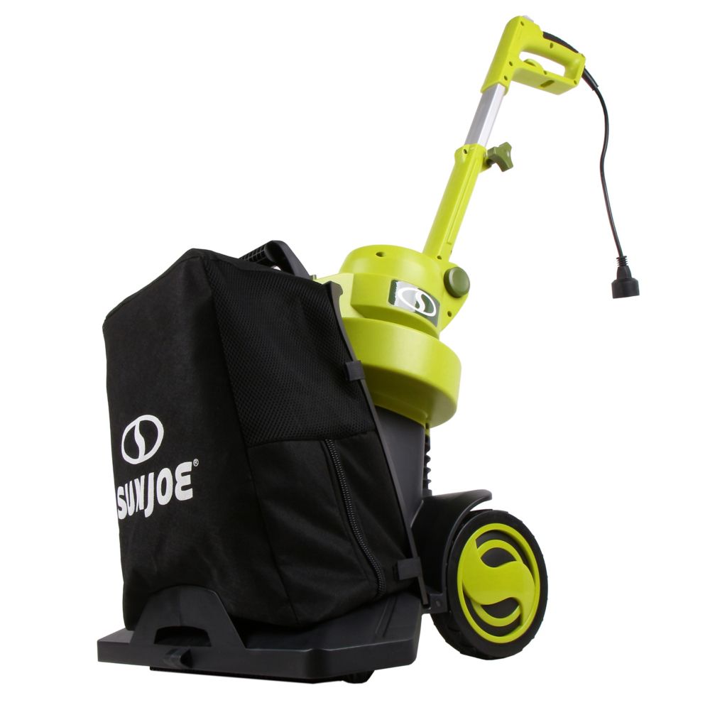 Sun Joe Souffleur/aspirateur/déchiqueteur de jardinage extérieur à