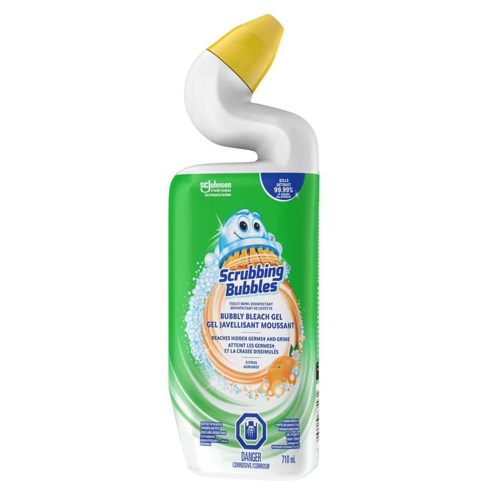 Scrubbing Bubbles Bubbly Bleach Gel Toilet Bowl Cleaner Citrus The Home Depot Canada