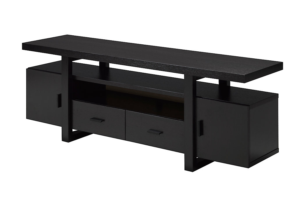 Bras Inc 60 Tv Stand With Storage Dark Cherry The Home Depot Bras Inc 60 Tv Stand With Storage Dark Cherry
