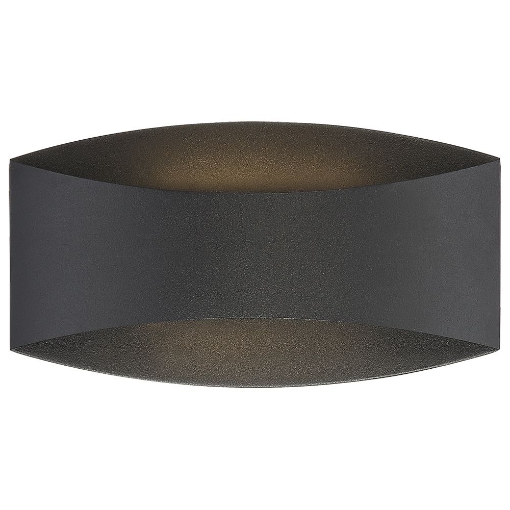 home decorators collection black outdoor led wall lantern sconce