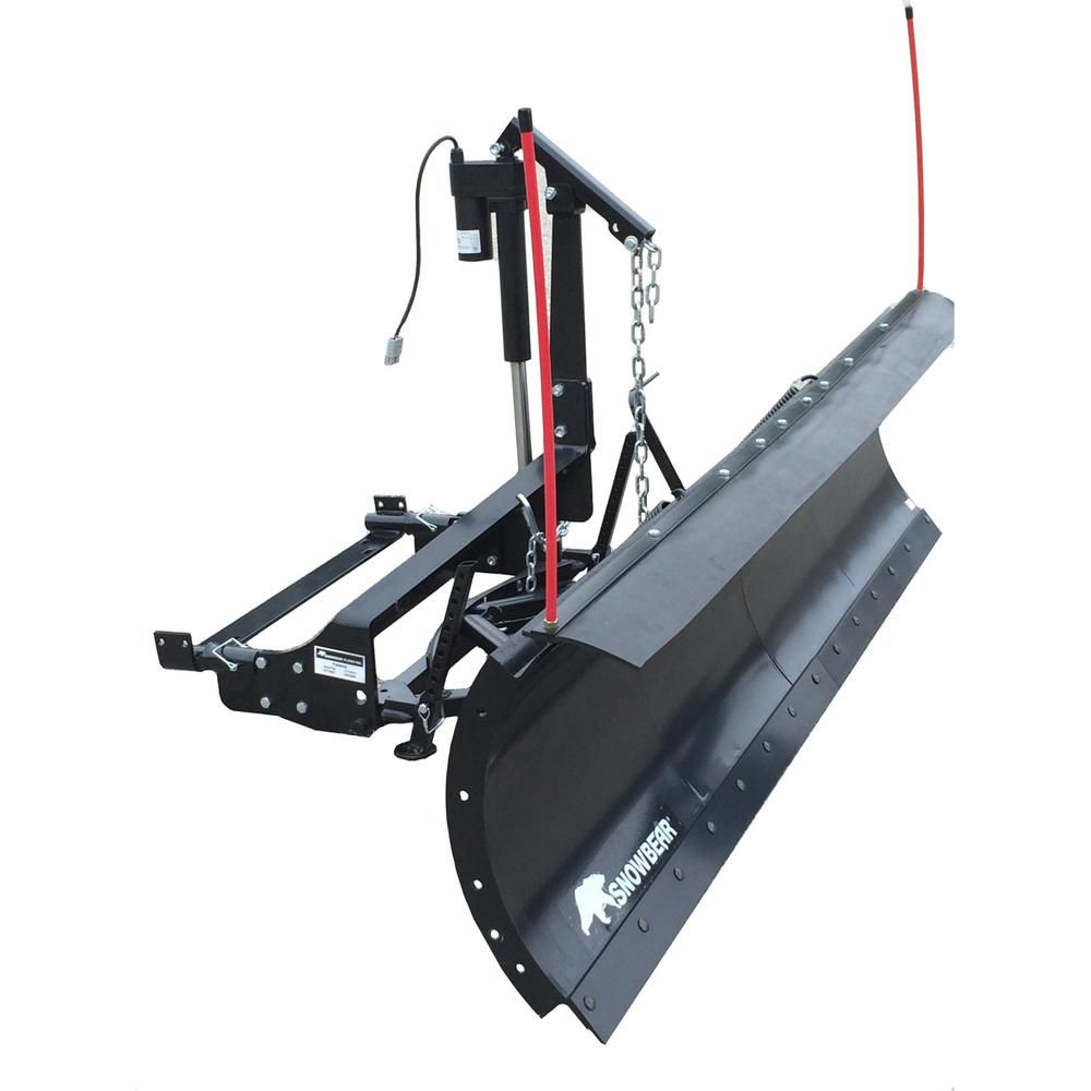 Winter Wolf 88 inch x 26 inch Snow Plow with 2-Point Custom Mount and ...