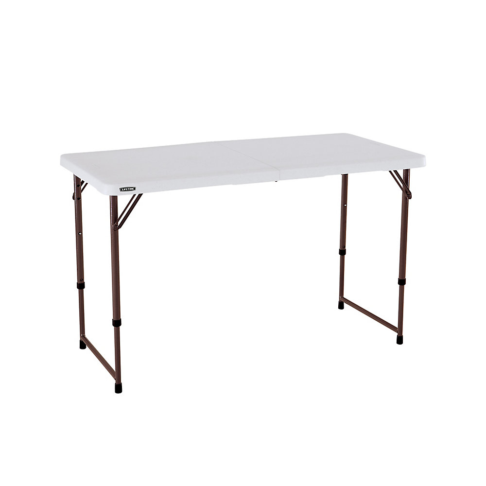 Lifetime Light Commercial Almond 4 Foot Fold In Half