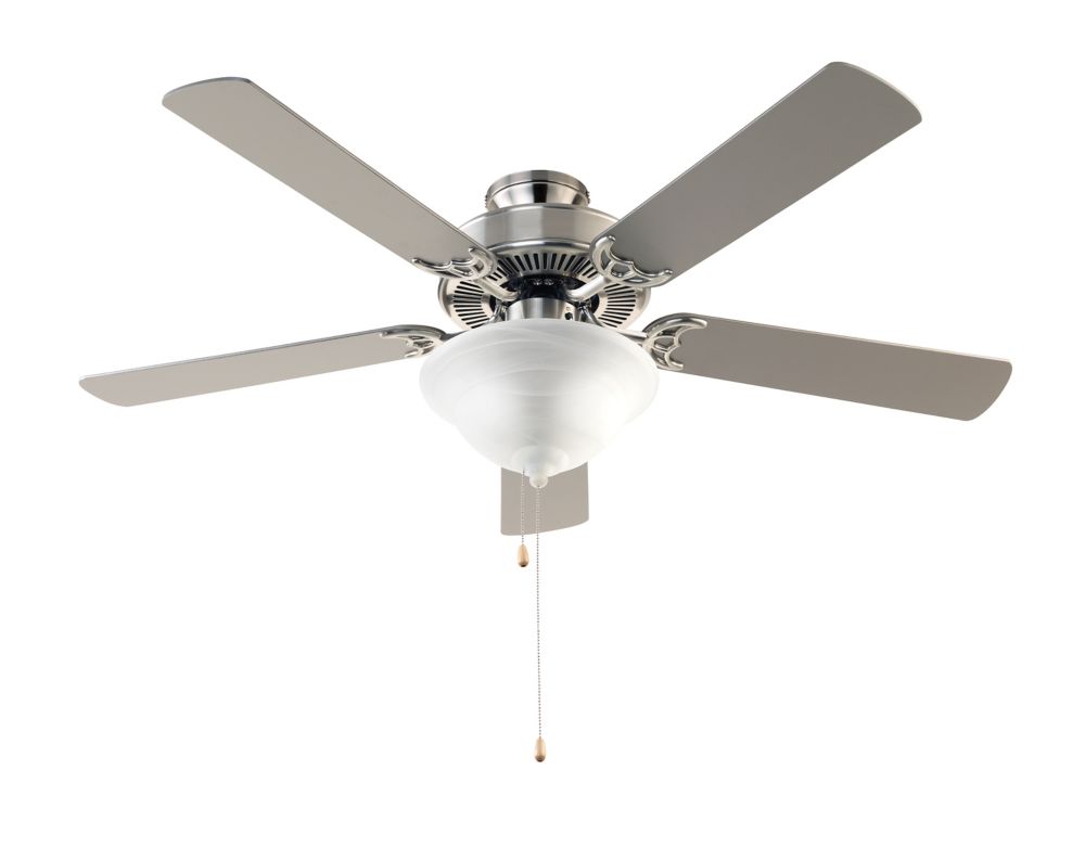 Bel Air Lighting Solana 3Light Brushed Nickel Ceiling Fan The Home
