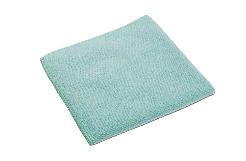 Vileda MicroTuff Base Green Knitted Durable Microfiber Cloth The Home