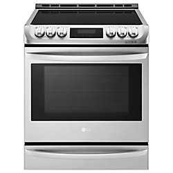 Cuisinière à induction encastrable, avec ProBake Convection, EasyClean, 6,3 pi³, en acier inoxydable