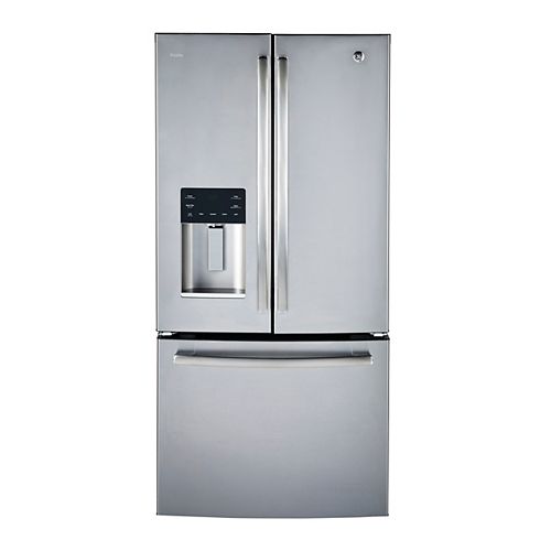 Samsung 24-inch W 10.2 cu. ft. Bottom Freezer Refrigerator in Stainless ...