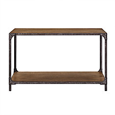 Ski Irwin Wood Metal Sofa Table The Home Depot Canada Irwin Wood Metal Sofa Table