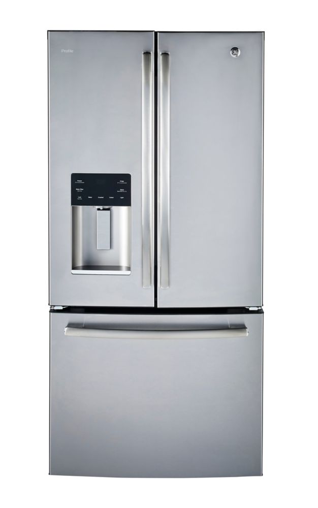 Ge Profile 17 5 Cu Ft Counter Depth French Door Refrigerator