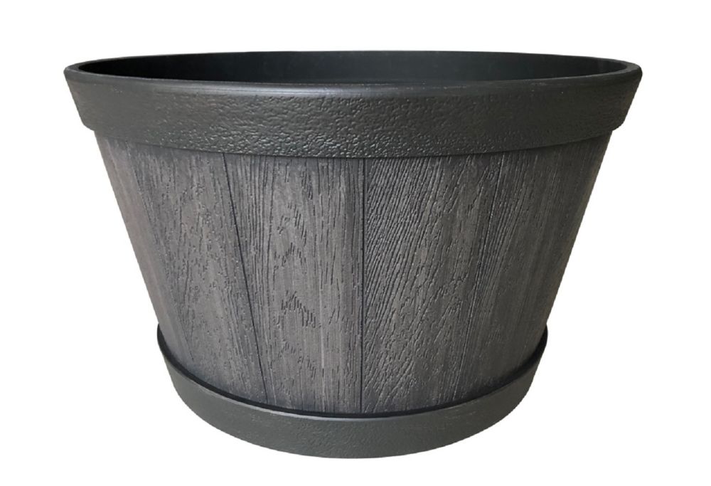 Hampton Bay Mix pallet Whiskey barrel 15 inch & Wine Barrel 15 inch