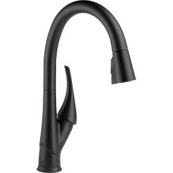 Delta Deluca Single Handle Pull Down Kitchen Faucet With Soap