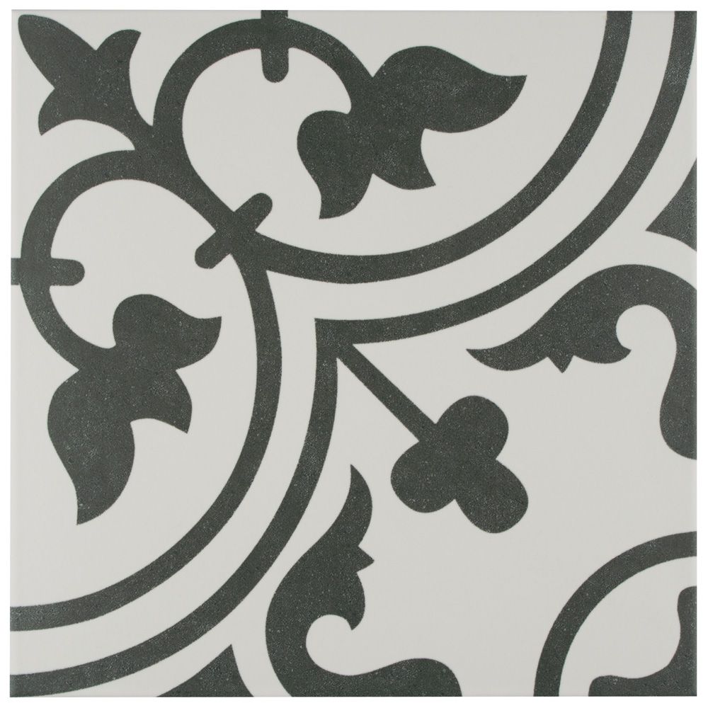 Merola Tile Arte White 9 3 4 Inch X Porcelain Floor And Merola Tile Arte White 9 3 4 Inch X