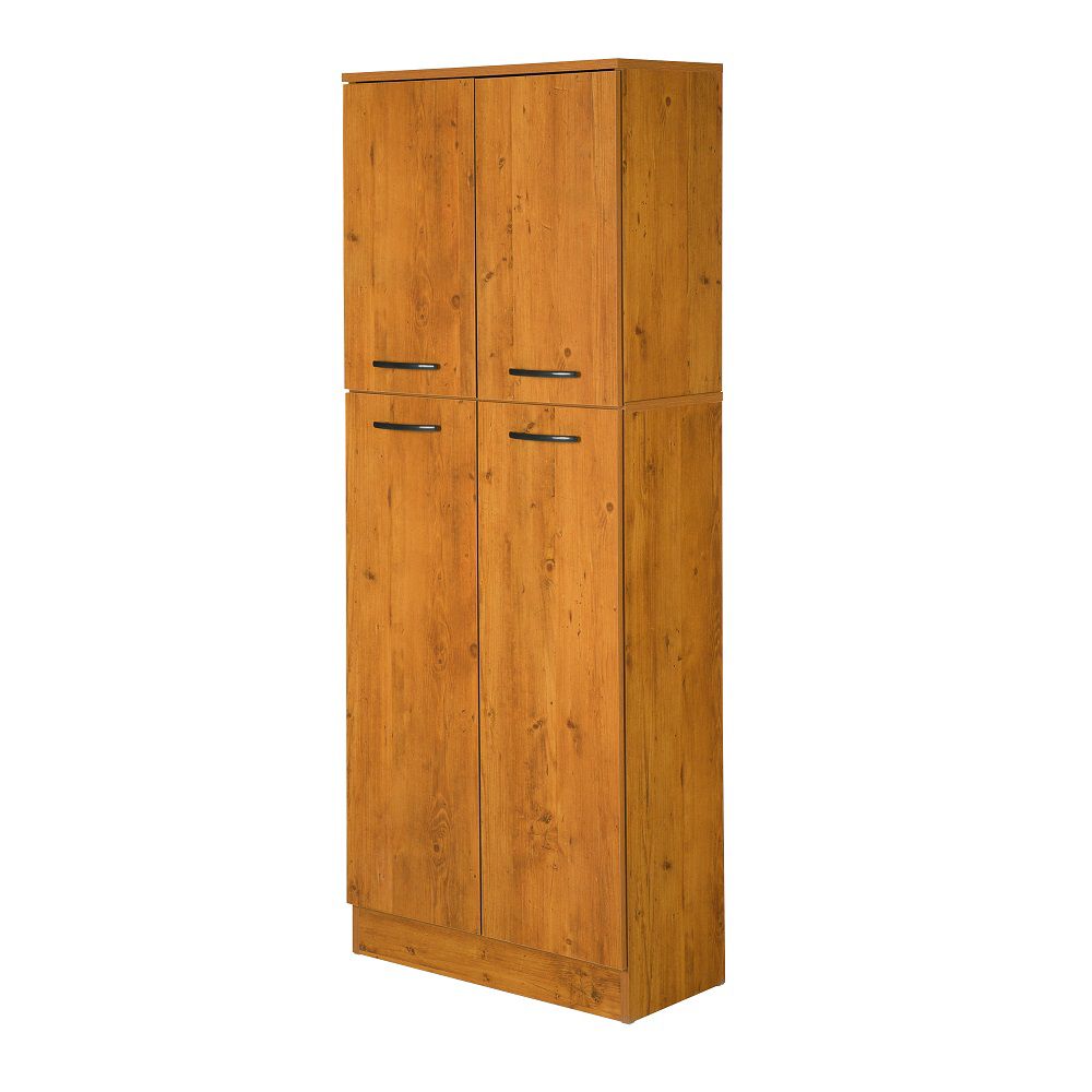 South Shore Axess 4Door Storage Pantry, Country Pine The Home Depot Canada