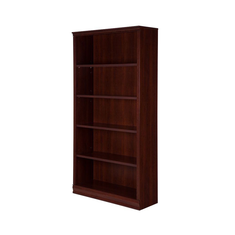 South Shore 5Shelf Bookcase, Royal Cherry The Home Depot Canada
