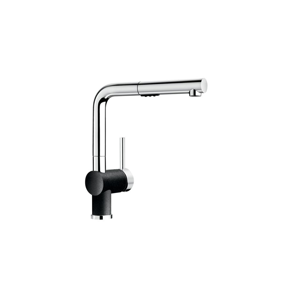 Blanco POSH, Low-arc Pull-out Kitchen Faucet, 2.2 GPM flow ...