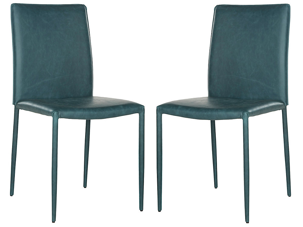 Safavieh Karna Dining Chair in Antique Teal Set of 2 Safavieh Karna Dining Chair in Antique Teal Set of 2