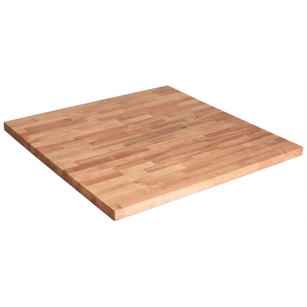 Hardwood Reflections 74inx39inx1.5in Wood Butcher Block Countertop in