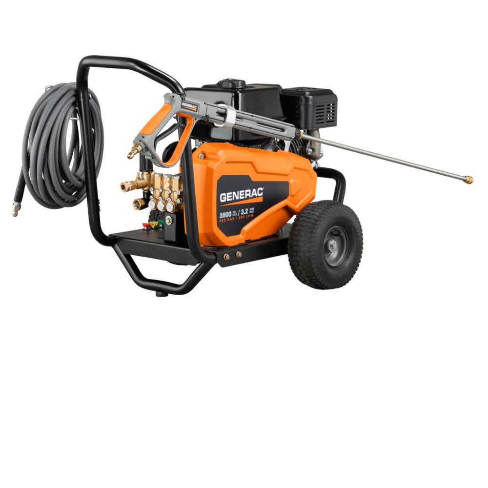 Generac 3,800 PSI 3.2GPM Belt Drive Pro Power Gas Pressure Washer