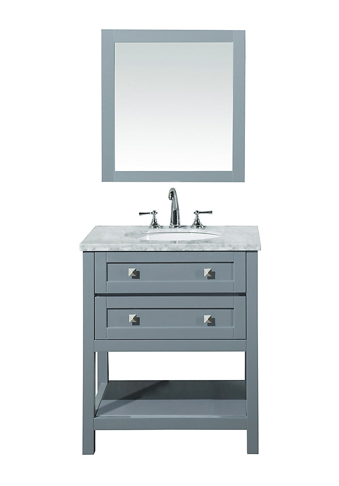 Stufurhome Marla 30 inch Single Sink Bathroom Vanity with