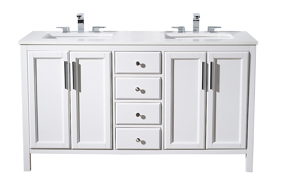 Emily 59 Inch Double Sink Bathroom Vanity
