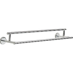 Trinsic 24 inch Double Towel Bar, Chrome