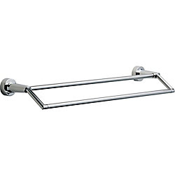 Compel 24 inch Double Towel Bar, Chrome