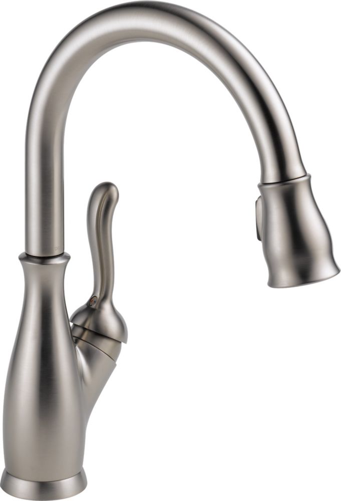 Delta Leland Single Handle Pull-Down Kitchen Faucet in Spotshield Stainless 9178-SP-DST