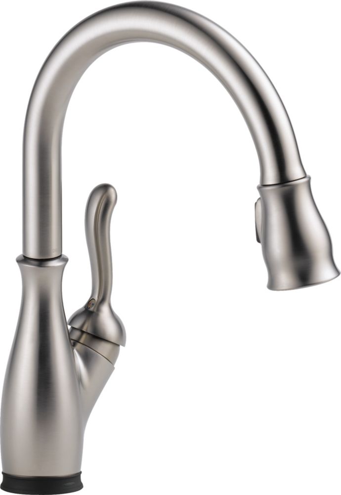 Delta Leland Single Handle Pull-Down Kitchen Faucet in Spotshield Stainless 9178T-SP-DST