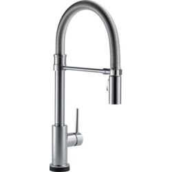 Delta Savile Single Handle Pull Down Kitchen Faucet With Soap