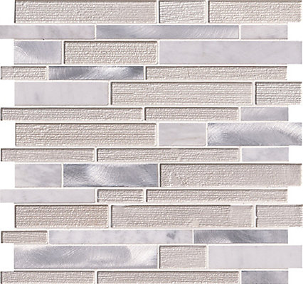 Msi Stone Ulc White Wave Interlocking 12 Inch X 4 Mm Glass Msi Stone Ulc White Wave Interlocking 12 Inch X 4 Mm Glass Metal Mesh Mounted Mosaic Tile The Home Depot Canada
