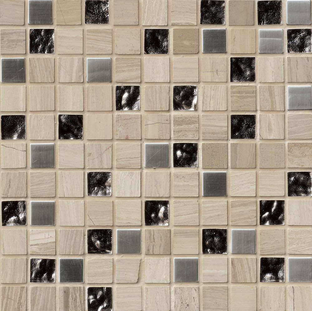 UPC 747583039064 product image for Castle Rock 12-inch x 12-inch Glass/Stone Mesh-Mounted Mosaic Floor and Wall Til | upcitemdb.com