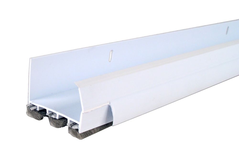 Door Sweep weatherstrip Coupe-Froid balai de Porte Blanc 36