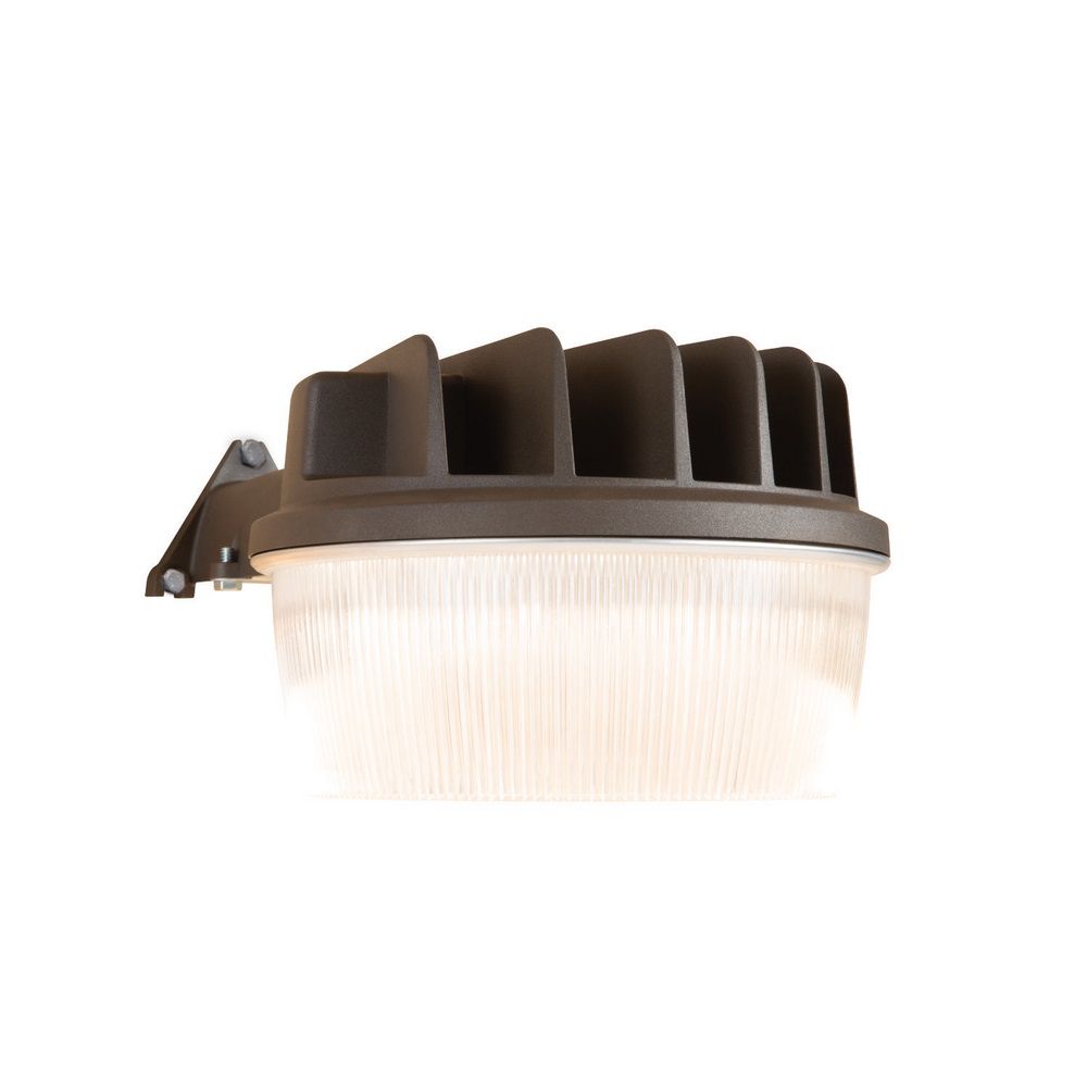 Outdoor Lighting Solar Led More The Home Depot Canada Halo Bronze Outdoor Integrated Led Dusk To Dawn
