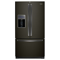 36-inch W 27 cu. ft. French Door Refrigerator in Fingerprint Resistant Black Stainless Steel - ENERGY STAR®