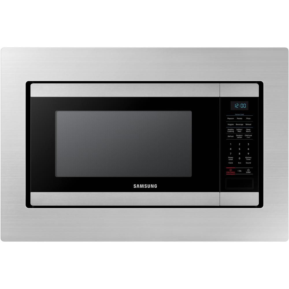 Samsung 29.8-inch Trim Kit Countertop Microwave in Stainless Steel | The Home Depot Canada Over The Range Microwave 29 Inch Width