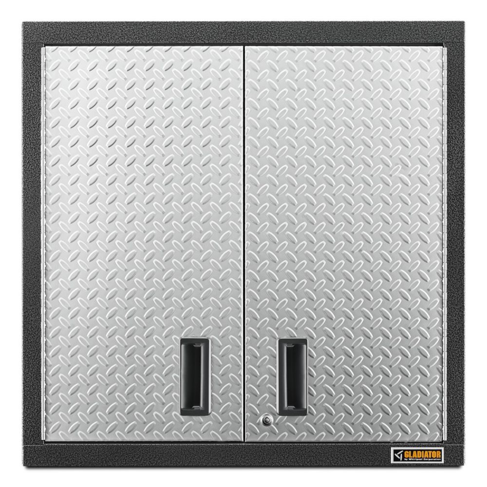 Gladiator Armoire murale de garage 2 portes en acier de 30 po H x 30 po