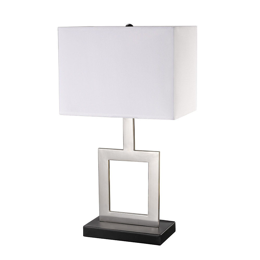 Haven 21 Inch Brushed Nickel Table Lamp