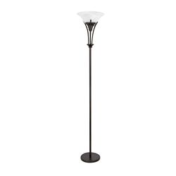 Globe Electric Portland 65 Inch Floor Lamp In Brass Finish With