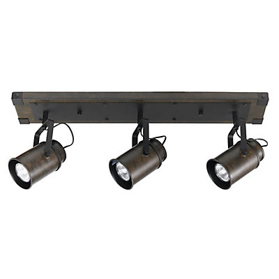 Globe Electric Williamsburg 3 Light Dark Wood Finish Track Lighting Globe Electric Williamsburg 3 Light Dark Wood Finish Track Lighting Bulbs Included The Home Depot Canada