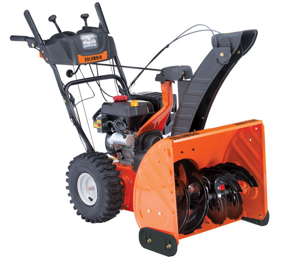 Columbia 24inch TwoStage Snow Thrower The Home Depot Canada