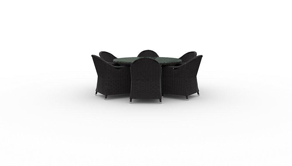 Westmount 7 Piece Rectangular Dining Set With 5 Chairs And Bench Sunbrella Cast Slate 40434