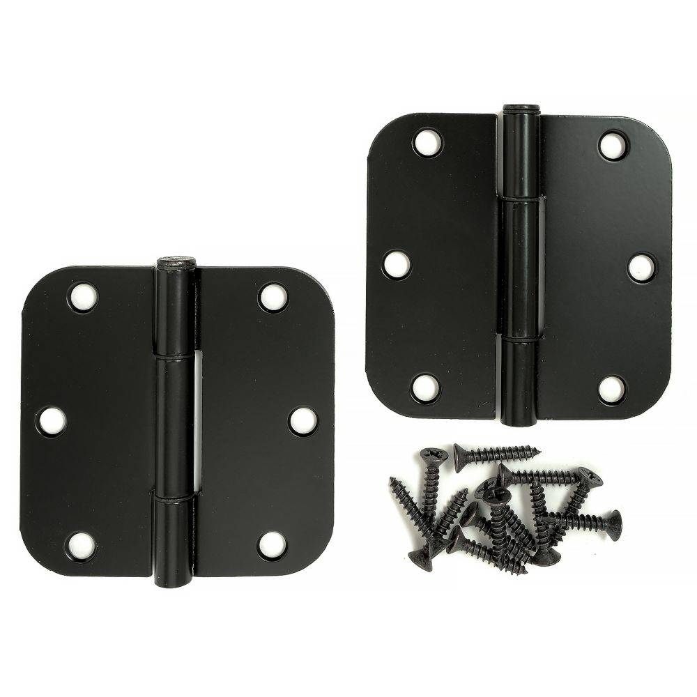 SQUEAK PROOF 3.5 inch Blk 5/8 Hinge (2Pack) The Home Depot Canada
