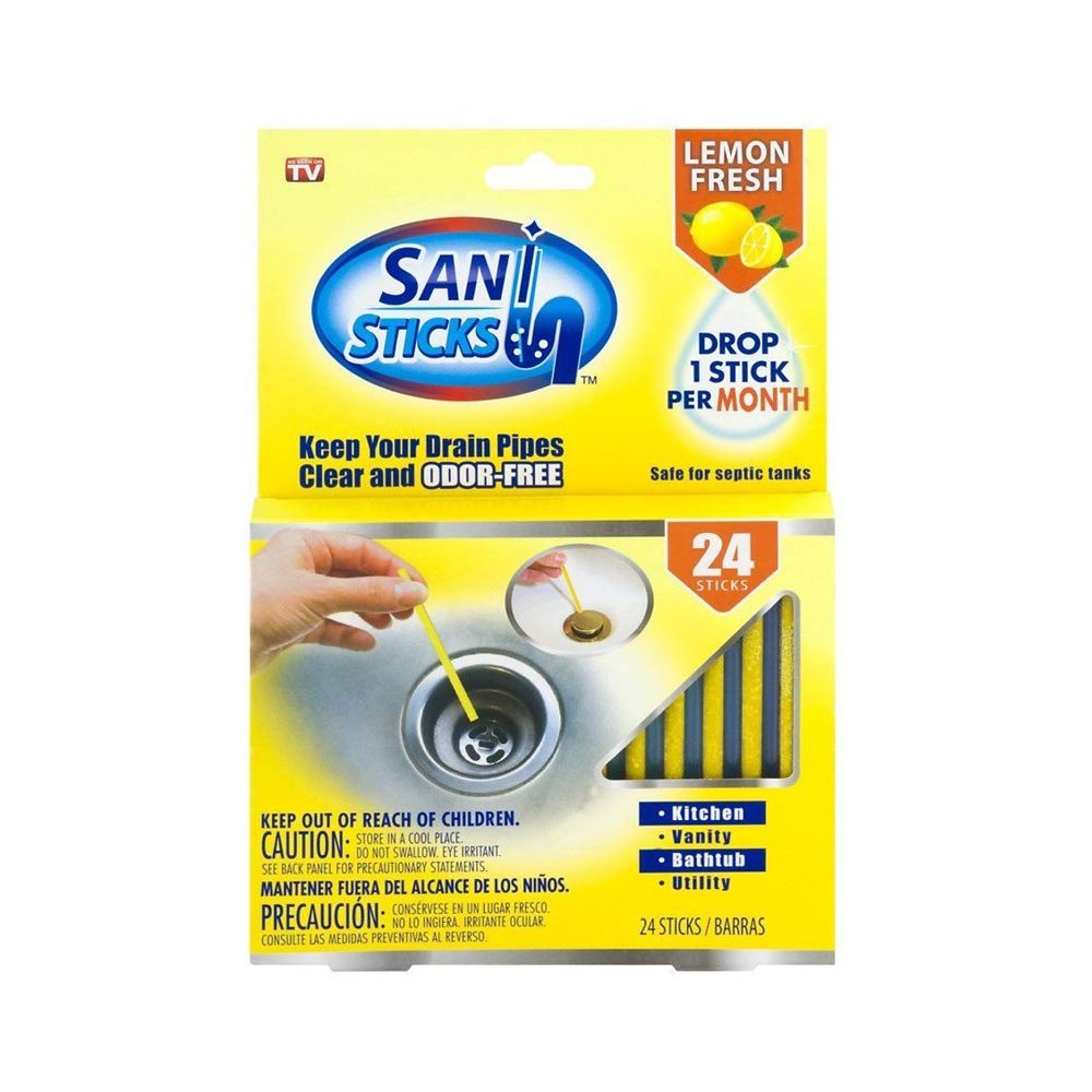 Sani Sticks Drain Cleaner Stick Lemon Scented The Home Depot Canada