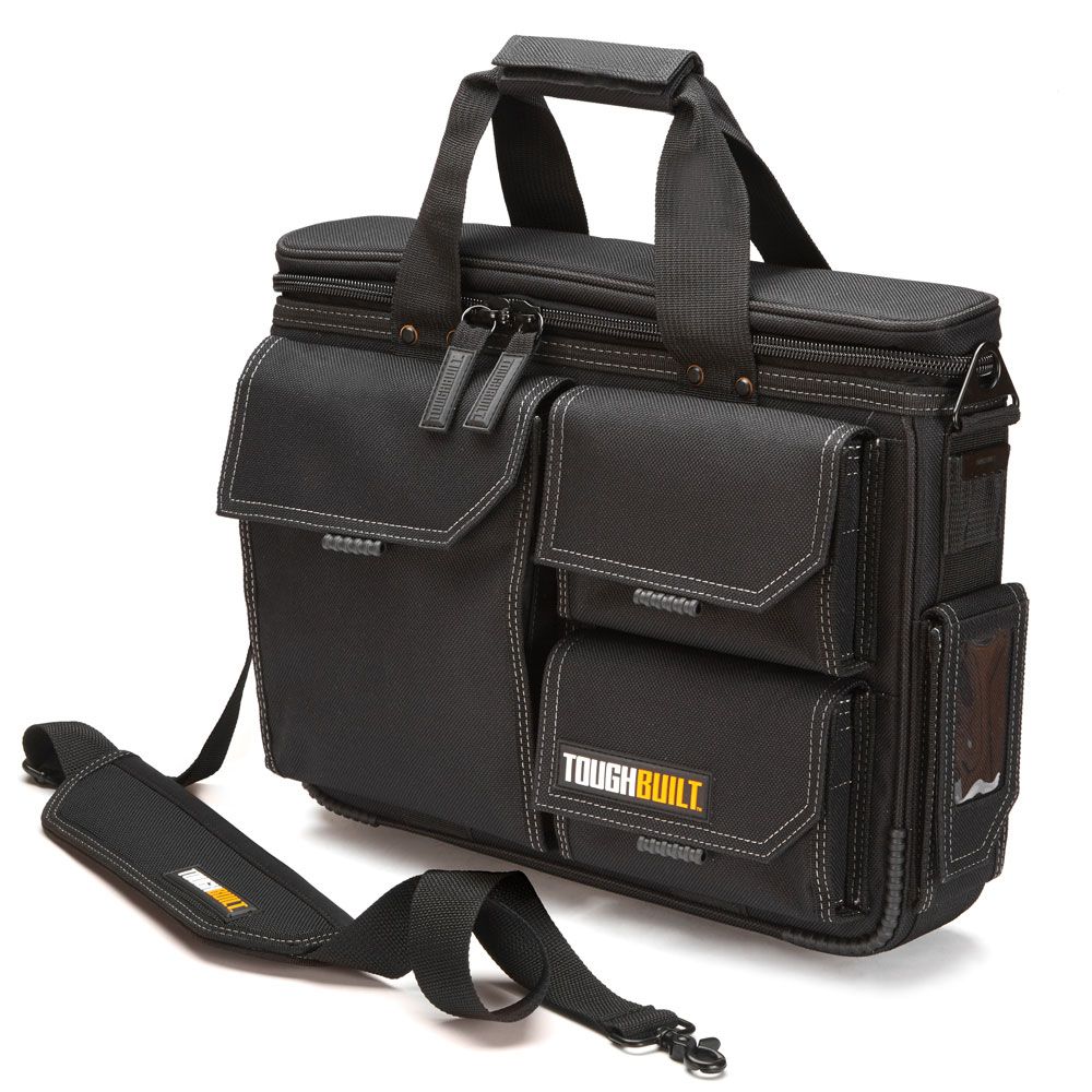 TOUGHBUILT Quick Access Laptop Bag + Shoulder Strap Medium The Home