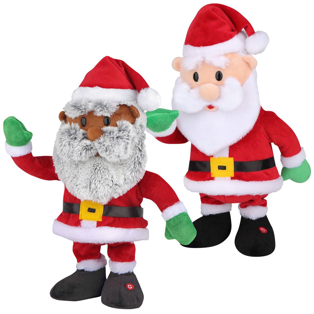 dancing santa plush