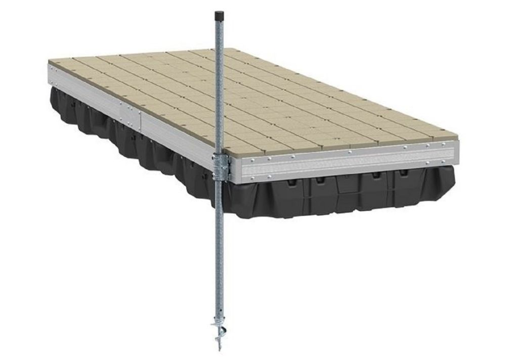 Playstar Aluminum Floating Dock Kit with Resin Top 4 ft.x10 ft. The