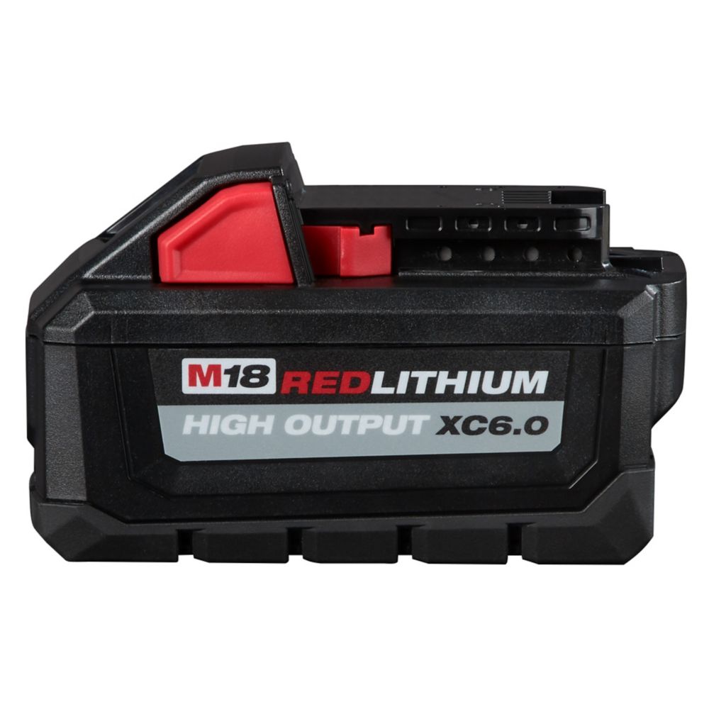 Milwaukee Tool M18 18Volt LithiumIon High Output Battery Pack 6.0Ah